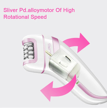 SAHE Epilator for Women Hair Remover Electric Razor USB Rechargeable Lady Shaver Arm Armpit Bikini Painless Epilator