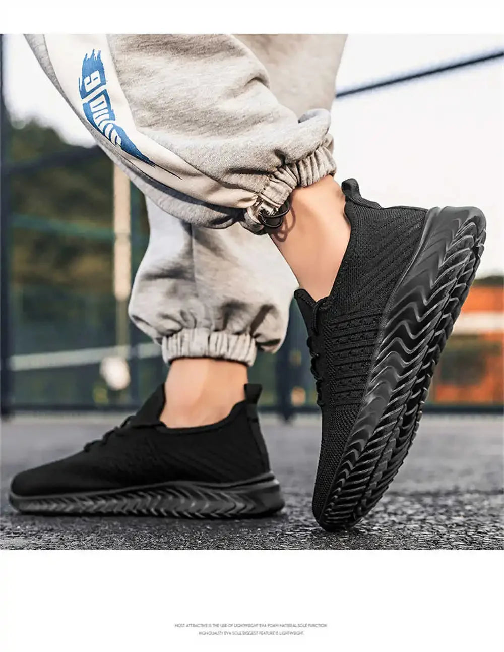 Knit Non-slip Sole Shoes Man 2024 Casual Men Summer Sneakers For Children Sports Basctt Tenids Life Suppliers The Most Sold