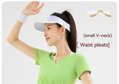 women Breathable Sweatshirt Morning Running Fitness Clothing Running Suit Yoga Suit