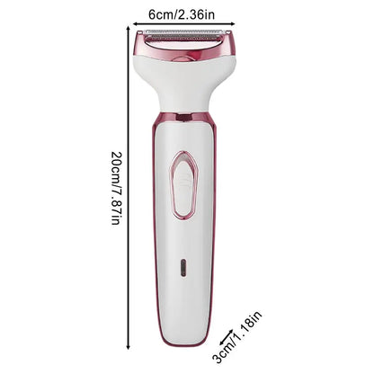 Electric Shaver For Women Cordless Wet & Dry Women Shaver Rechargeable Waterproof Lady Legs Trimmer With Replaceable Heads For