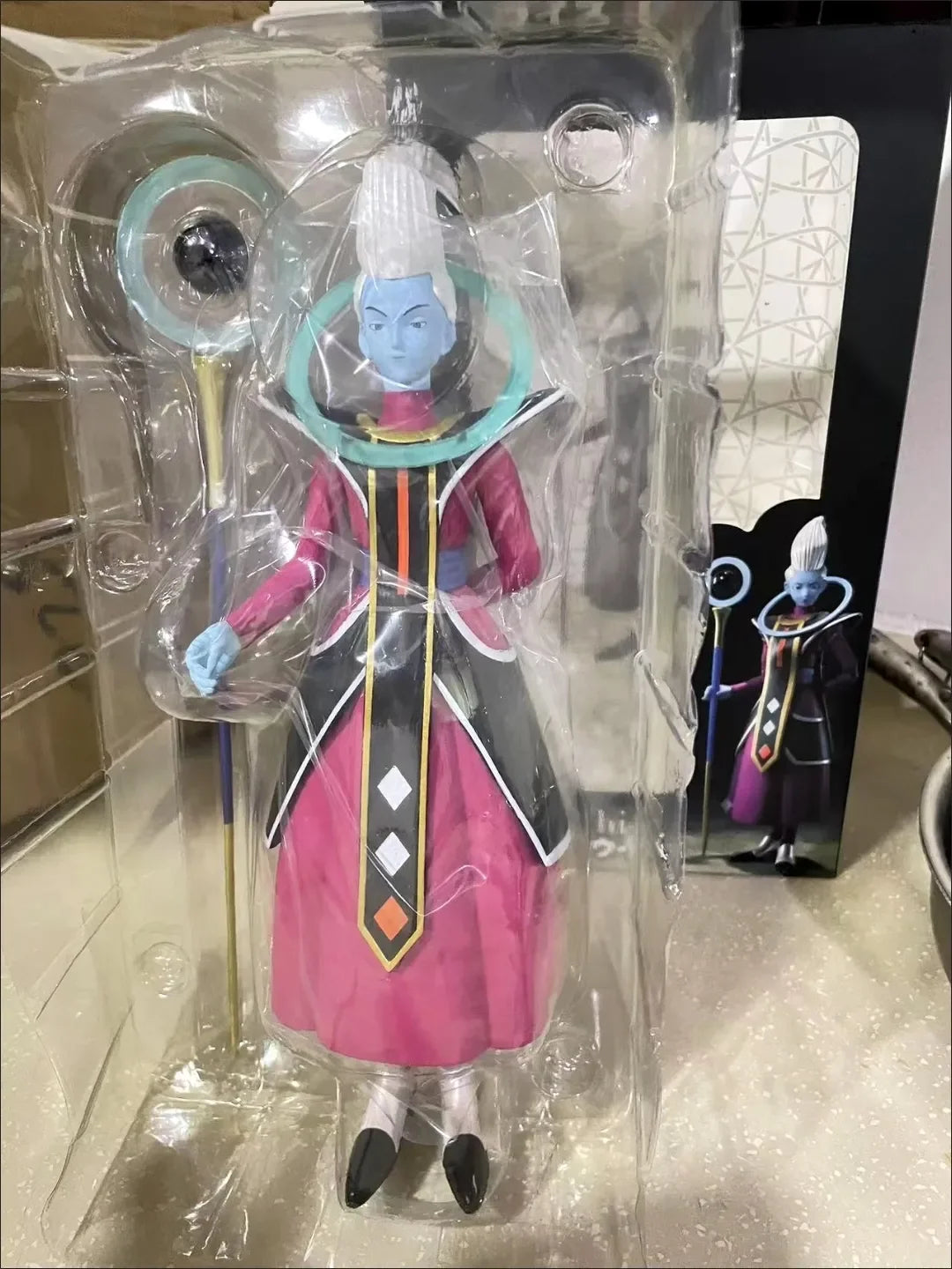 2PCS Dragon Ball Z Beerus Birusu Champa Whis Figure Super God of Destruction Pvc Figurine Collection Model Toys for Children Gif