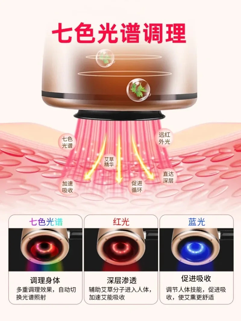 Moxibustion Fumigation Instrument Instrument Household Health Lamp Carry-on Acupuncture Moxa Boxes of Appliances