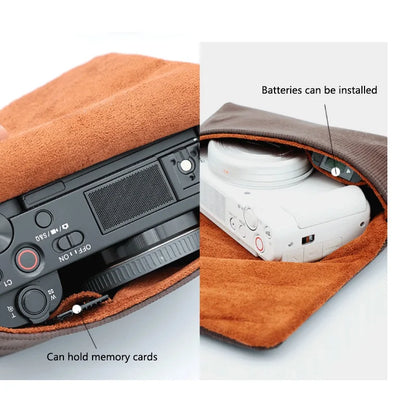 Portable Camera Storage Bag for Sony ZV1 ZVE10 WX500 WX350 RX100 Canon SX740 g7xiii g7xii g9xii Olympus TG4 TG5 Nikon W300s