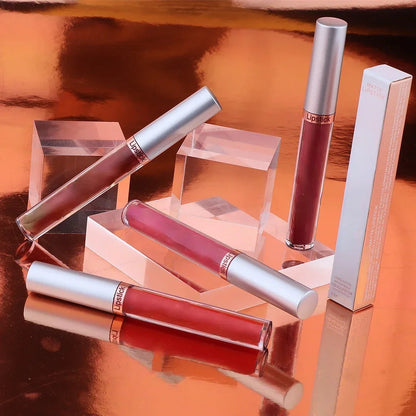 Waterproof Liquid Lipsticks Lip Makeup Matte Velvet Lipstick Lip Gloss Red Sexy Cosmetic Nude 6 Colors Long Lasting Non-marking