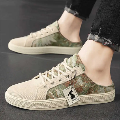 Open From The Back Canva Shoes Men Sneakers White Casual 42 Shoes Men's Luxury Brands Sport Athlete Top Sale Novelty