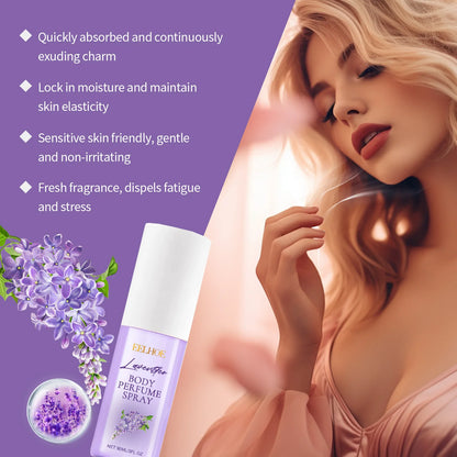 Lavender Body Perfume Spray Antiperspirant Deodorant Body Fragrance Women Perfume Fragrance Long Lasting Refreshing Beauty Care